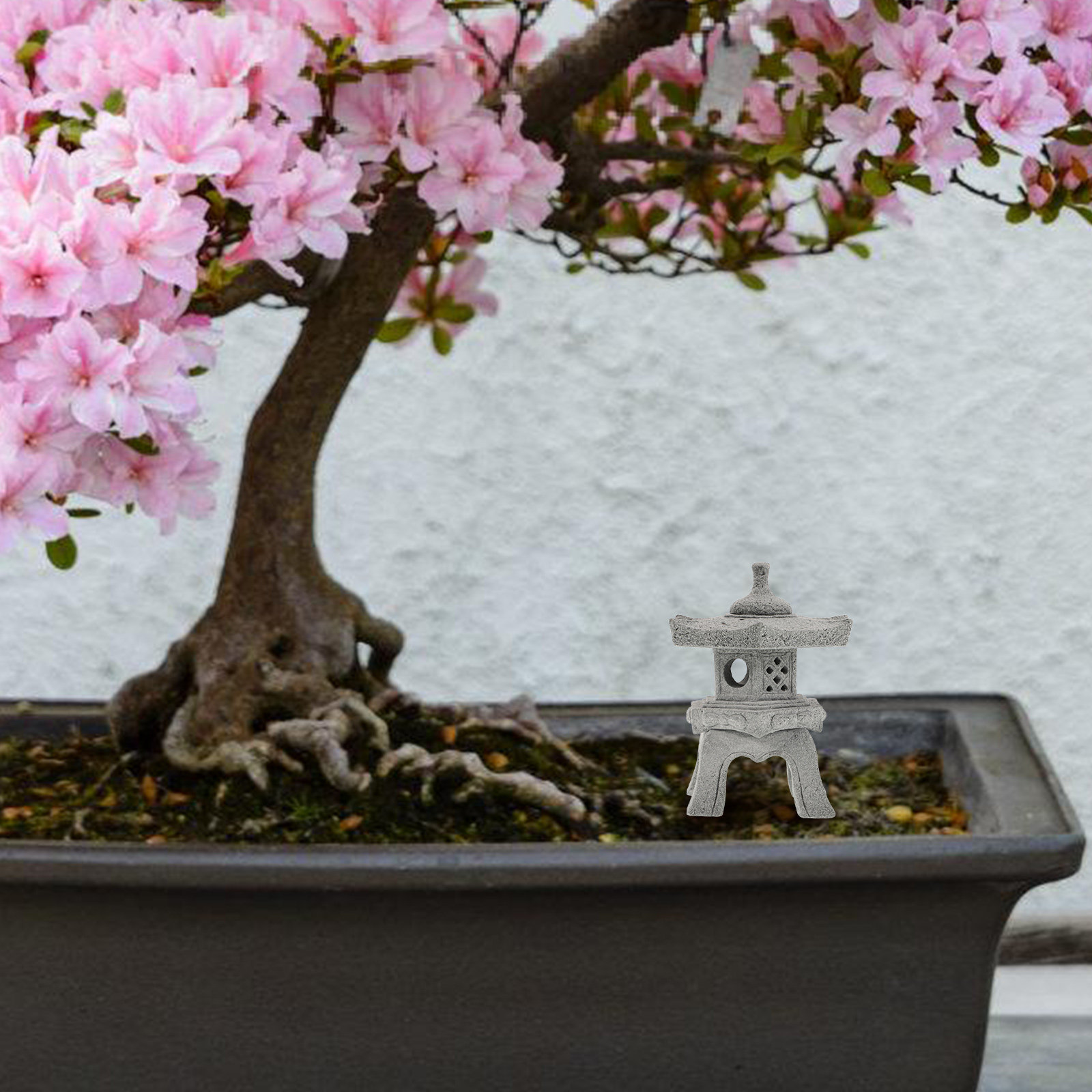 Japanese Garden Bonsai - 1Set Exquisitely Crafted Mini Pagoda Garden
