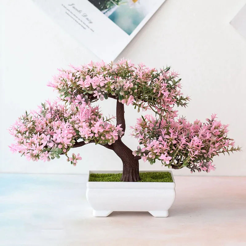 Bonsai Garden Home - Artificial Plants Bonsai Fake Plant Flowers