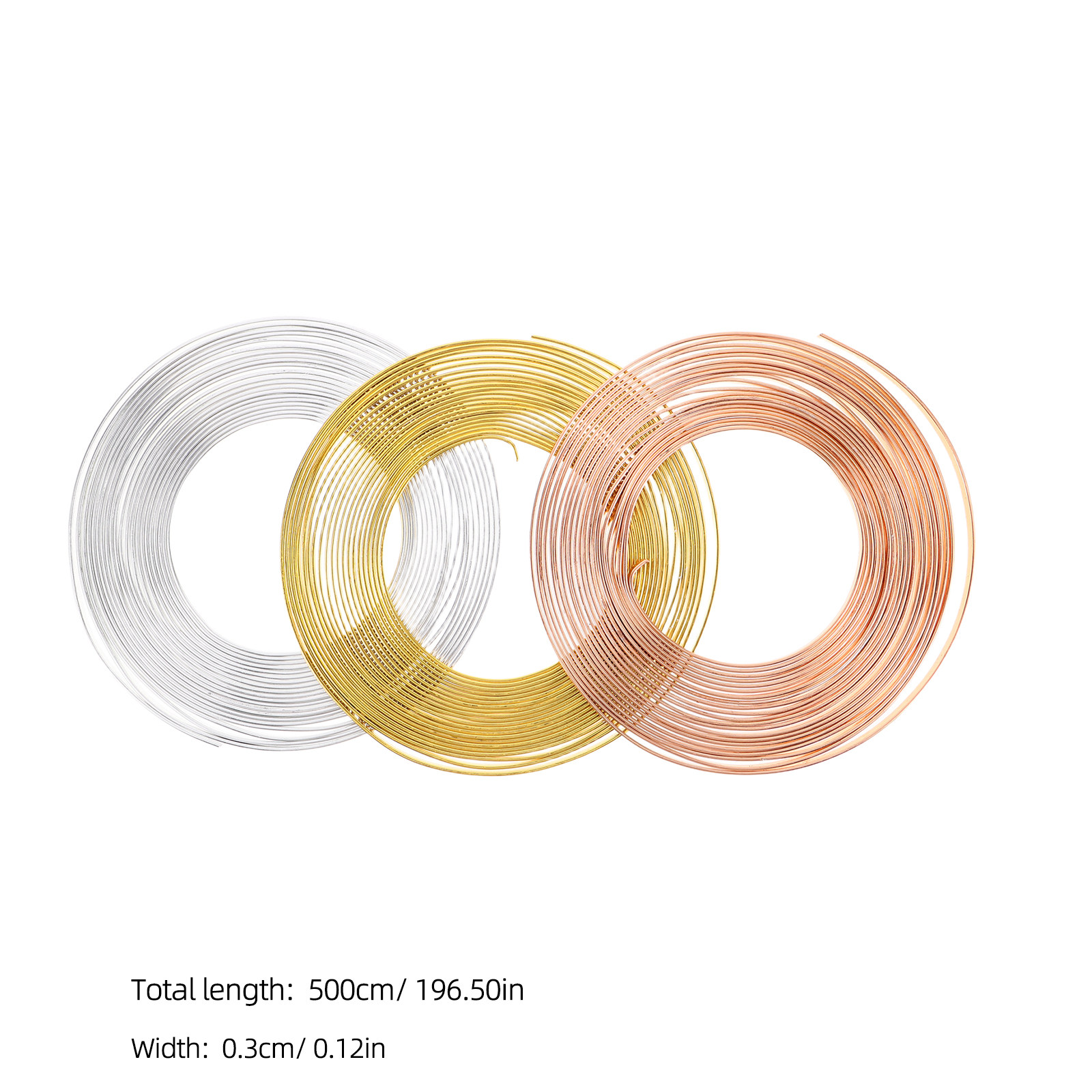 3Pcs 3mm Flat Aluminum Wire Fl - Bonsai Wire Aluminum 评论和价格