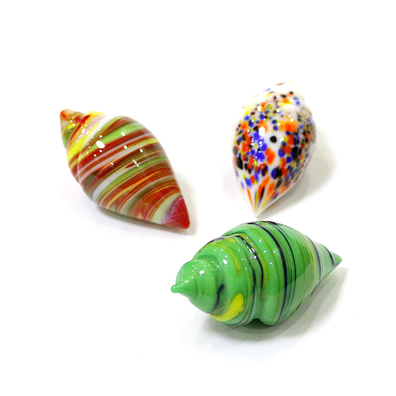 Cute Mini Glass Shell Conch Or - Bonsai Garden Table 评论和价格