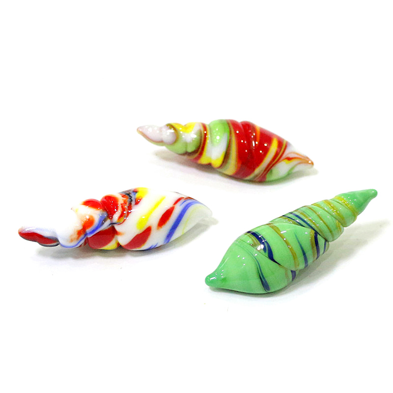 Cute Mini Glass Shell Conch Or - Bonsai Garden Table 评论和价格