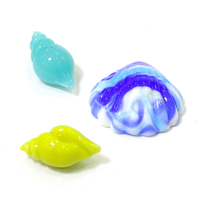 Cute Mini Glass Shell Conch Or - Bonsai Garden Table 评论和价格