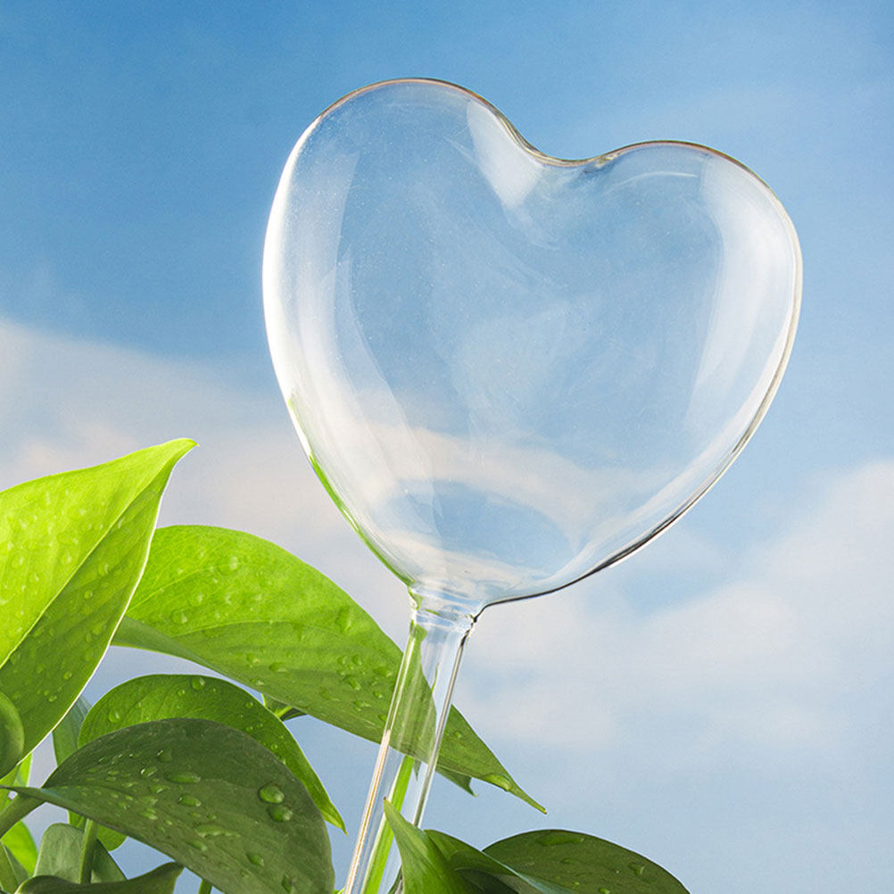 3Pcs Heart Shaped Glass Self W - Bonsai Garden Home 评论和价格