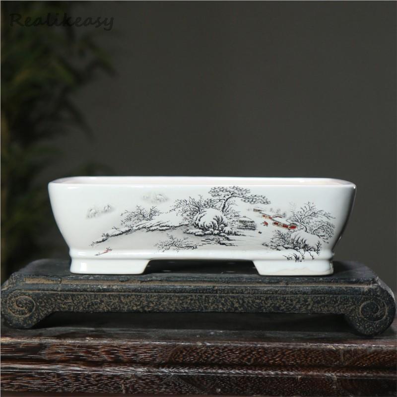 6Size Purple Sand Flower Pot C - Japanese Garden Bonsai 评论和价格