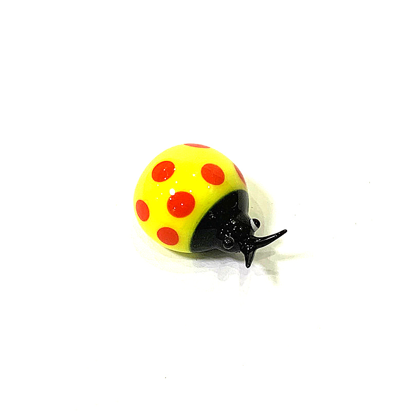 Colorful Mini Glass Ladybug Fi - Bonsai Garden Table 评论和价格