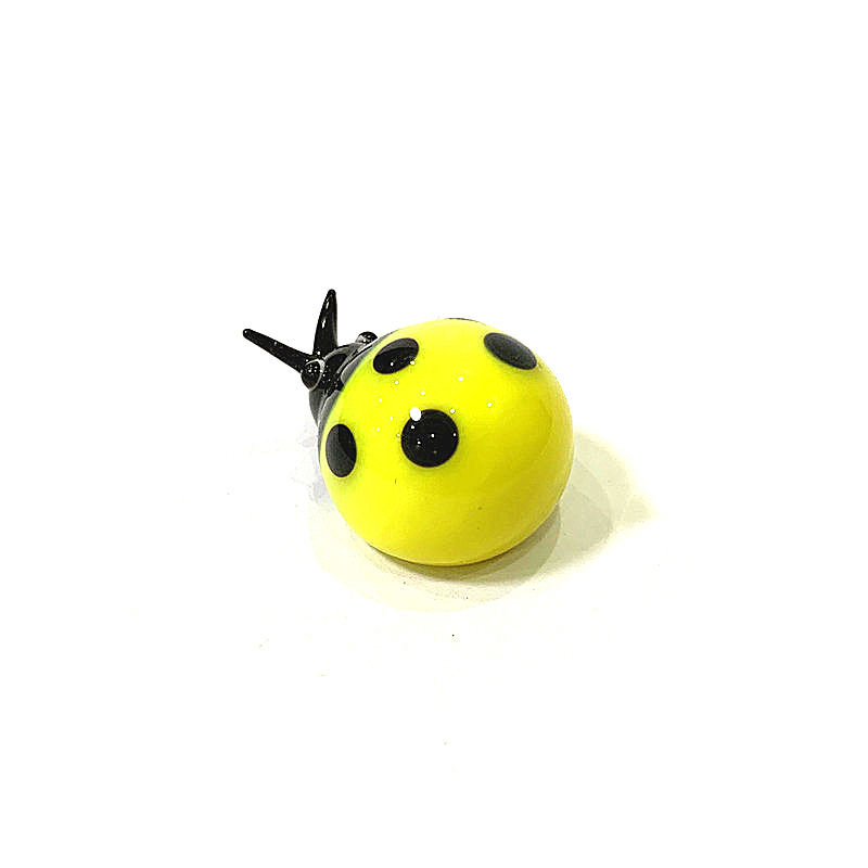 Colorful Mini Glass Ladybug Fi - Bonsai Garden Table 评论和价格