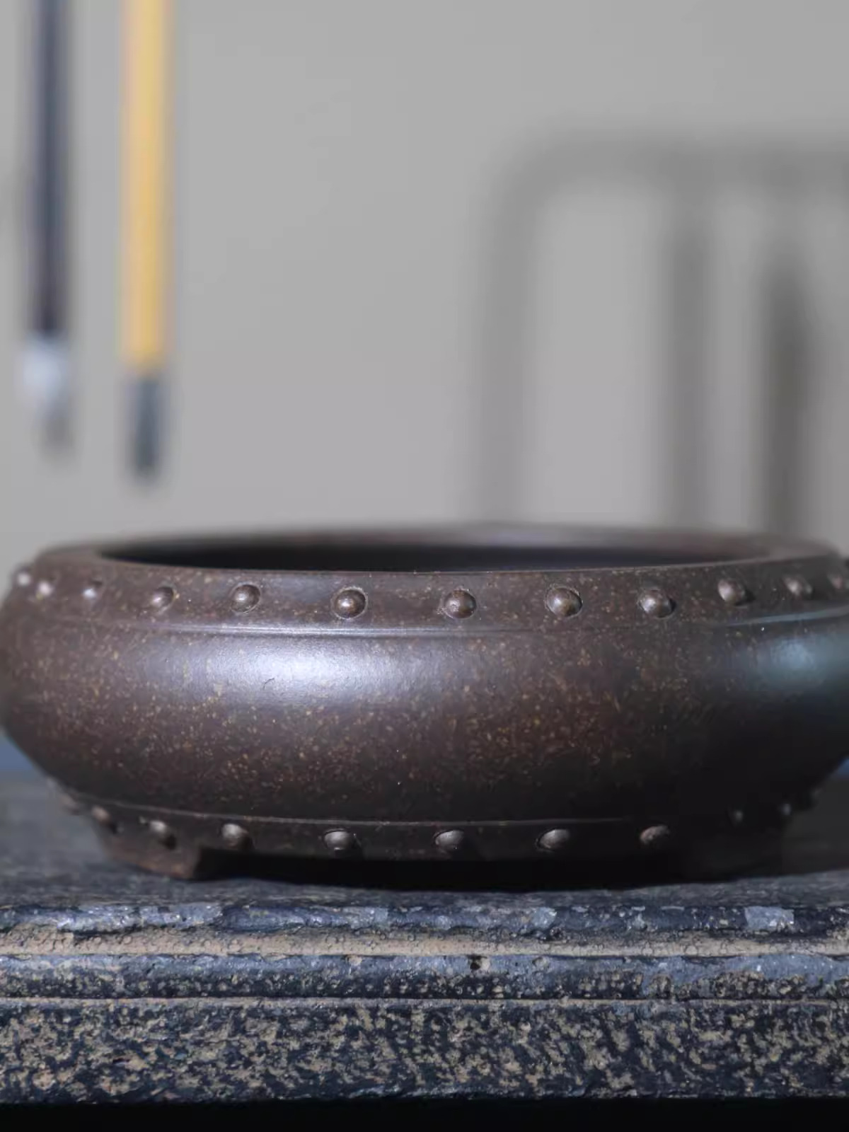 Ceramic Circle Bonsai Pot, Mad - Japanese Garden Bonsai 评论和价格