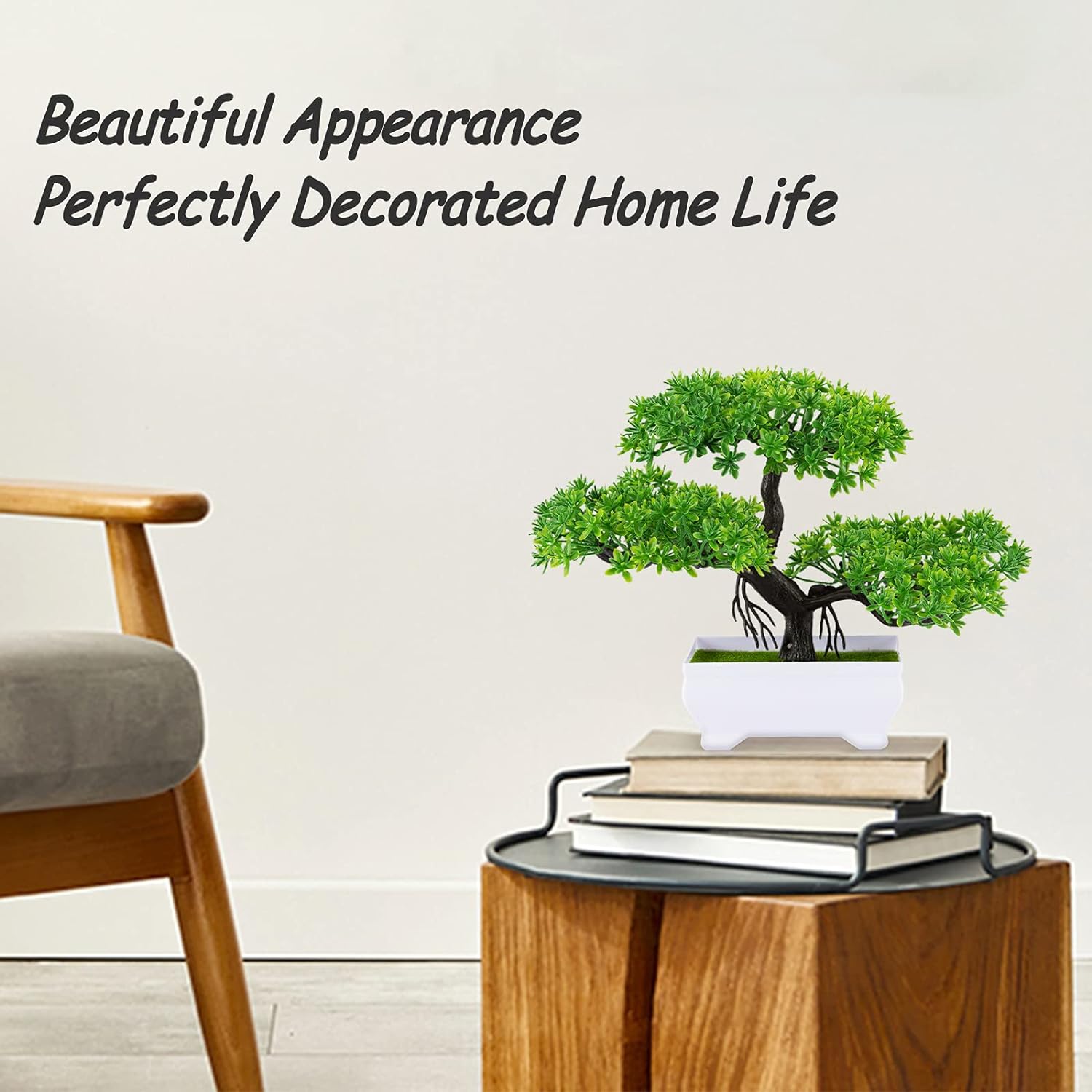 1Pcs Green Artificial Plants B - Bonsai Garden Table 评论和价格