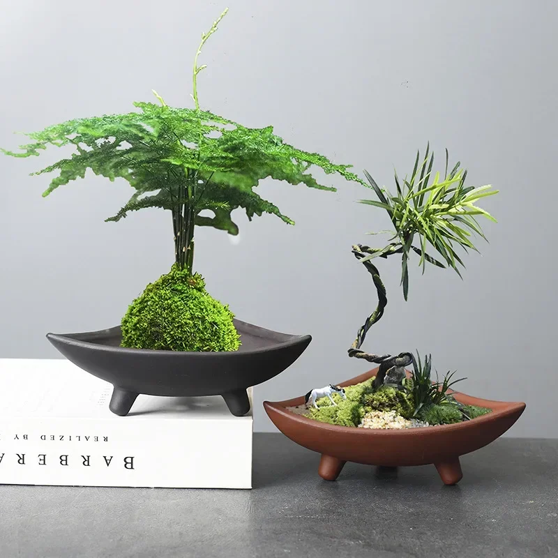 Personalized Ceramic Flower Po - Japanese Garden Bonsai 评论和价格