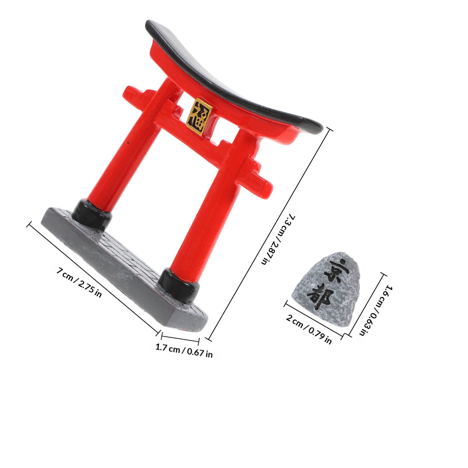 Japanese Miniature Torii Gate  - Japanese Garden Bonsai 评论和价格