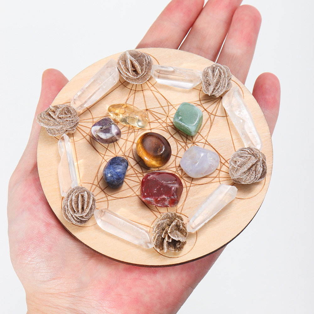 7pcs/set Natural Crystal Mixed - Bonsai Rock Garden 评论和价格