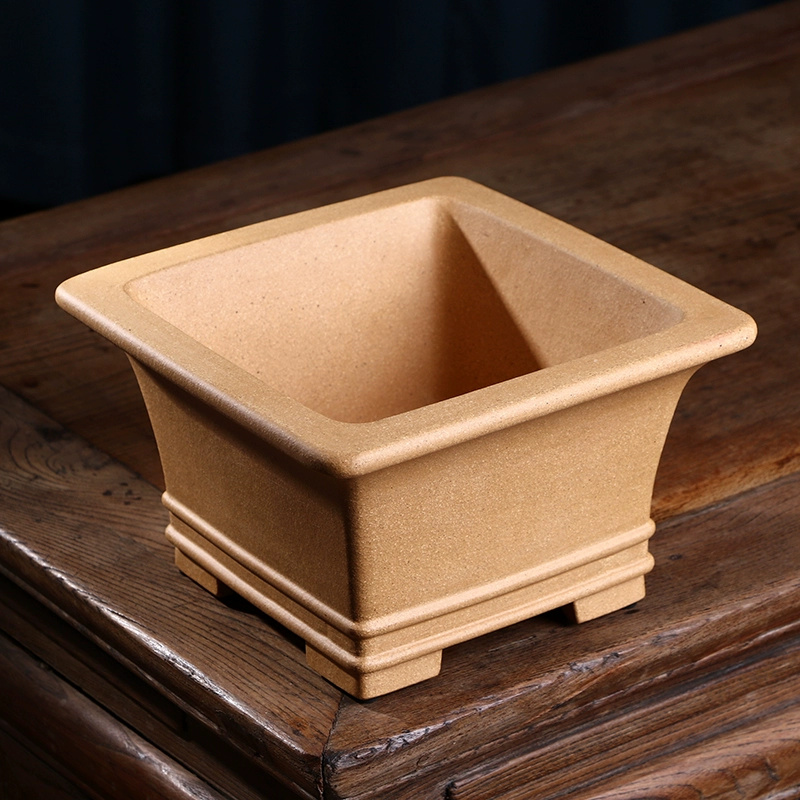 Pruple Sand Square Bonsai Pot, - Bonsai Garden Table 评论和价格