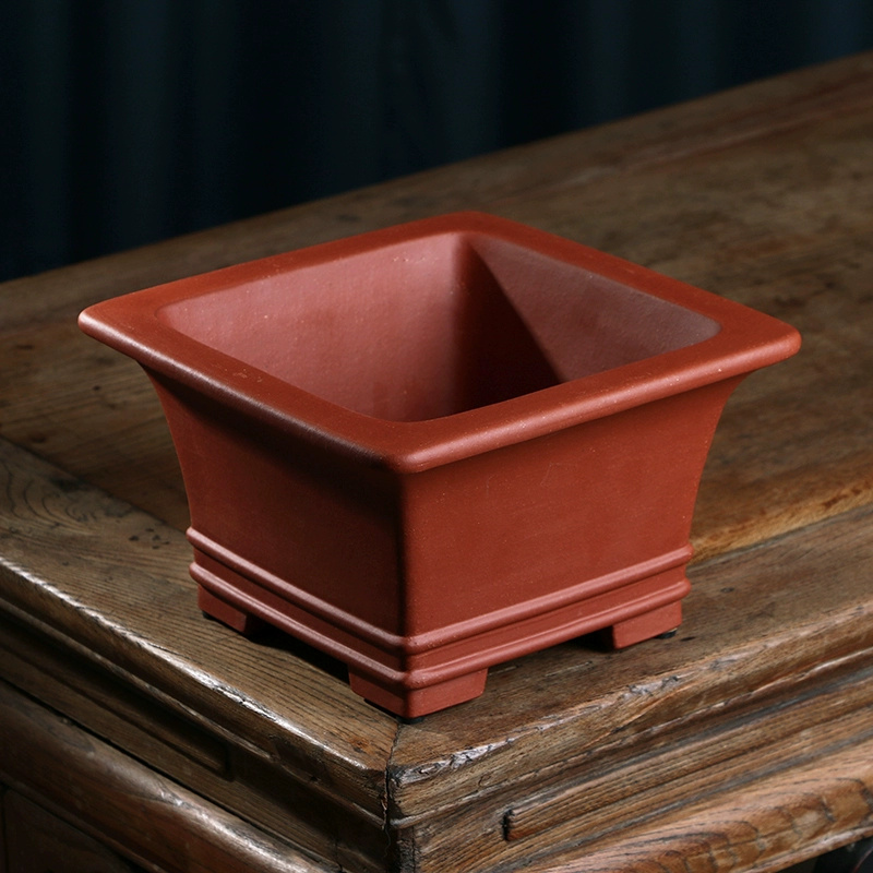 Pruple Sand Square Bonsai Pot, - Bonsai Garden Table 评论和价格