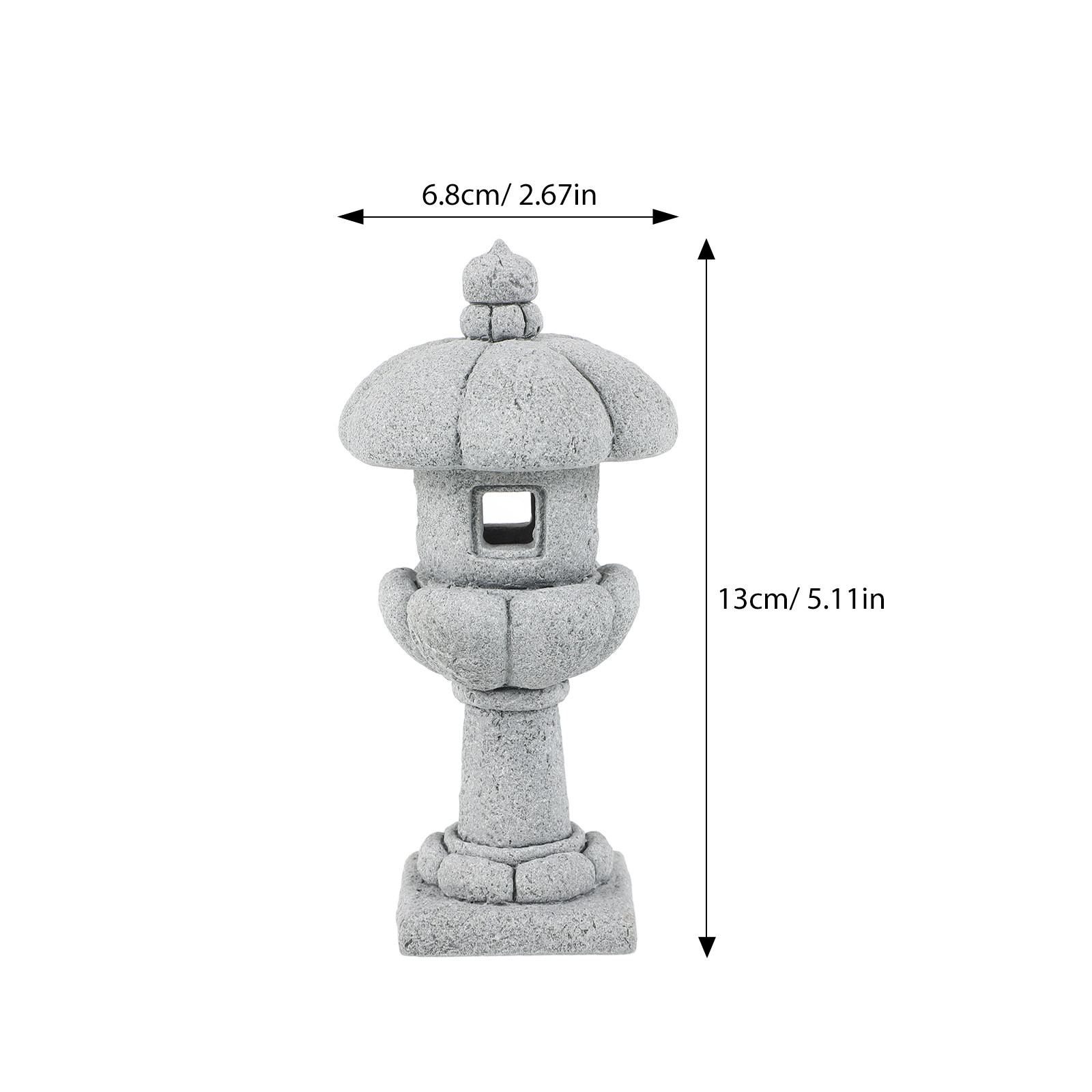 Miniature Stone Lantern Pagoda - Japanese Garden Bonsai 评论和价格