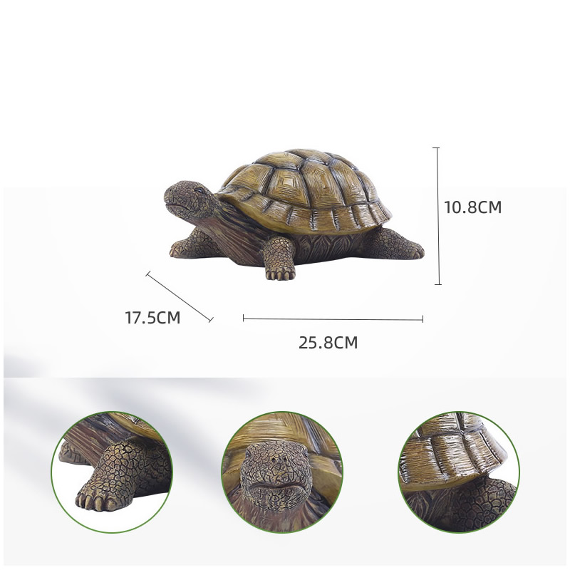 Cute Decorative Turtle Resin T - Bonsai Garden Home 评论和价格