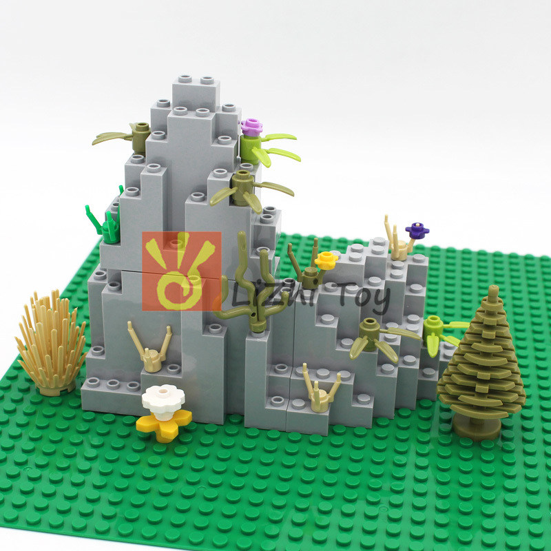 MOC Bricks Castle Mountain Roc - Bonsai Rock Garden 评论和价格
