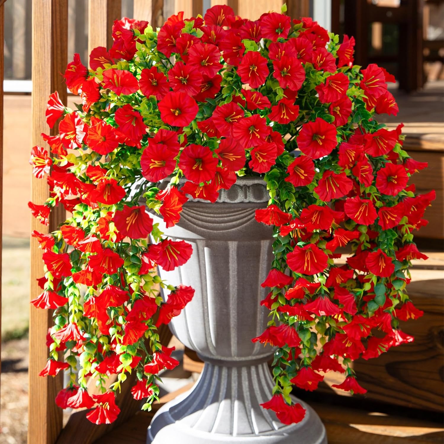 Artificial Vine Morning Glory  - Bonsai Garden Table 评论和价格